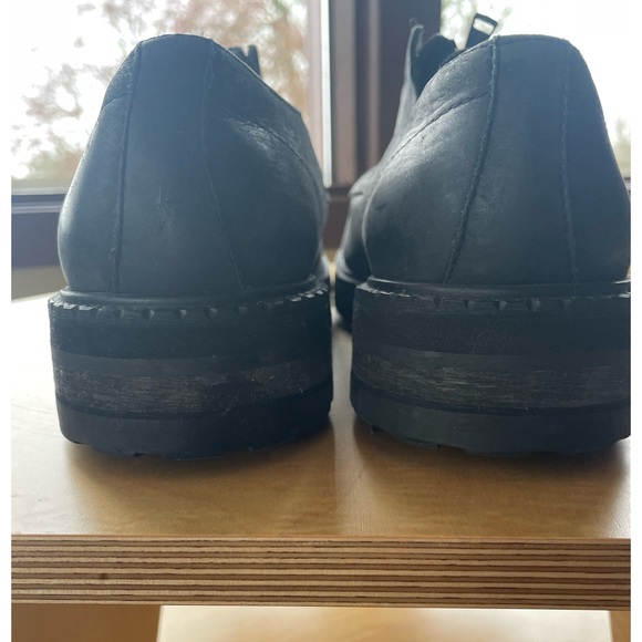All Saints Chime Men’s Black Suede Zip Oxford main image 6